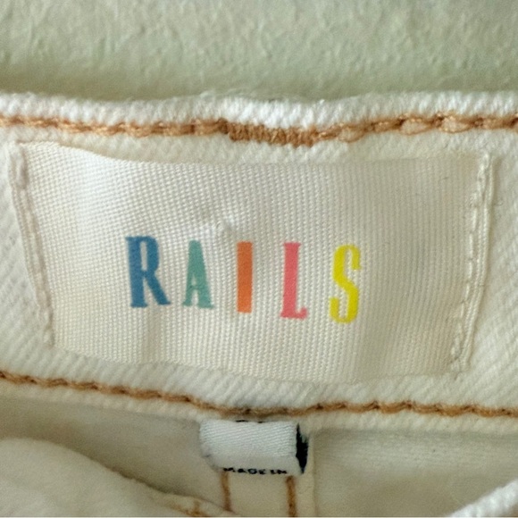 Rails Broadway White Denim Midi Skirt - Picture 8 of 16